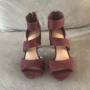 Kelly and Katie cute suede low heels